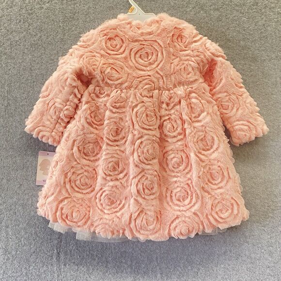 BlueBeri Boulevard Dress & Coat Set Little Girls Toddler 2T NWT Ballet Pink - Picture 5 of 8